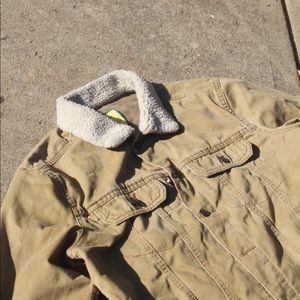 Cotton Collared Jean Jacket